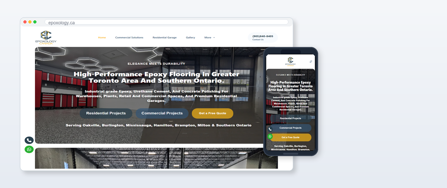 Epoxology website project screenshot